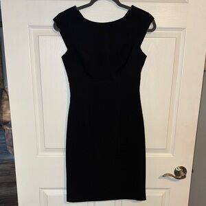 The Limited Black Cap Sleeve Dress